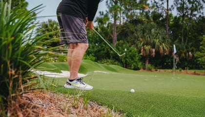 Short Game Practice Facility for PGA Tour Pro Daniel Berger
